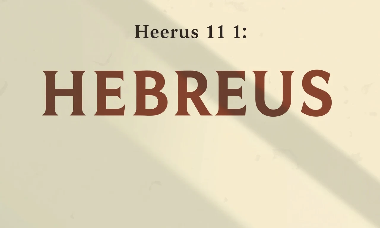 Hebreus 11 1 explicação: o que é fé segundo a Bíblia