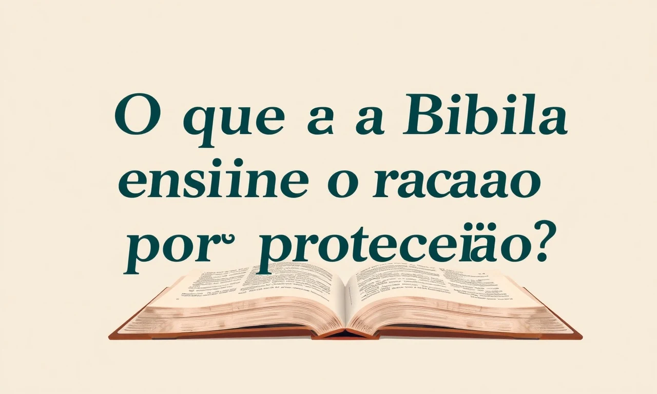 Oração por proteção segundo a Bíblia: textos e contexto