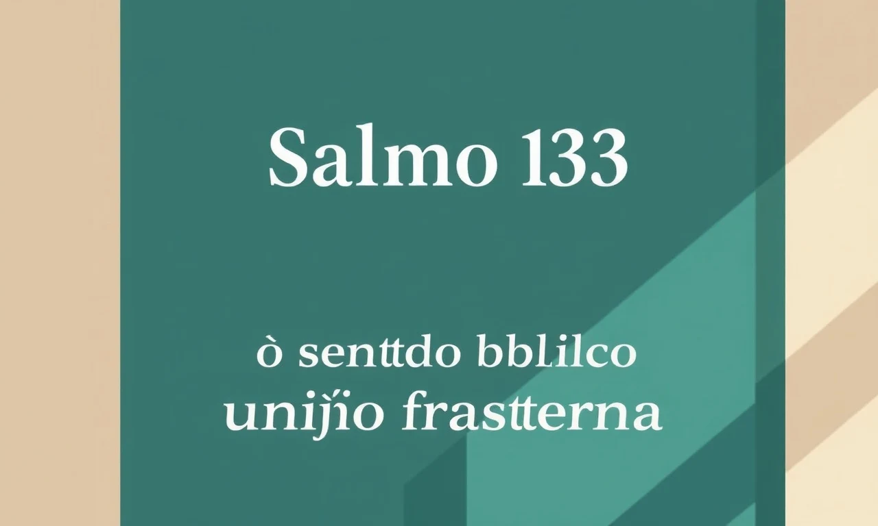 Salmo 133 explicação: união, óleo e bênção em Sião